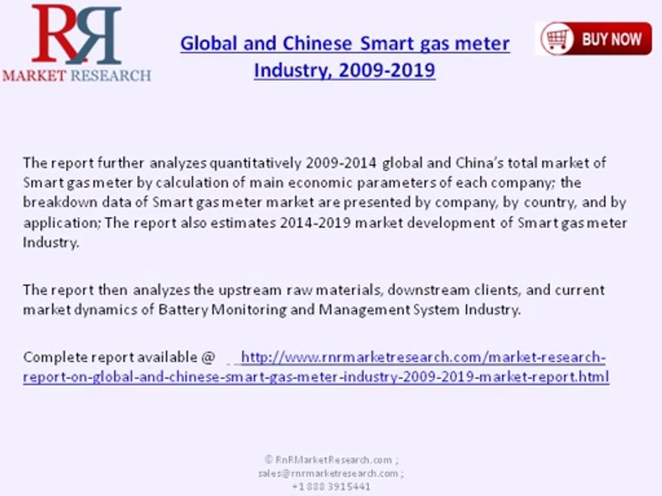Global and China Smart gas meter Industry Market Trends & Analysis 2019