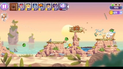Angry Birds Stella Level 5 Episode 2 Walkthrough ★★★ Beach Day