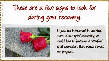 How Do I Know I Am Recovering From My Loss and Grief?