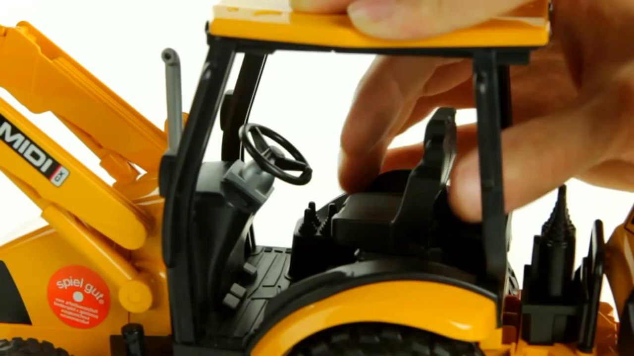 JCB MIDI CX Backhoe Loader (Bruder 02427) _ ブルーダー MIDI CX バックホールランド ' Toy Review