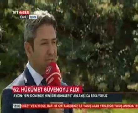 Ahmet Davutoğlu Başbakanlığında Hükümetin Güvenoyu Alması - AKParti Grup Başkanvekili Ahmet AYDIN