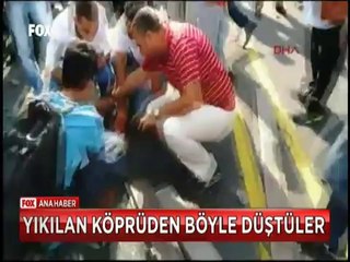 Avcılar'daki üst geçitin dehşete düşüren yeni görüntüleri