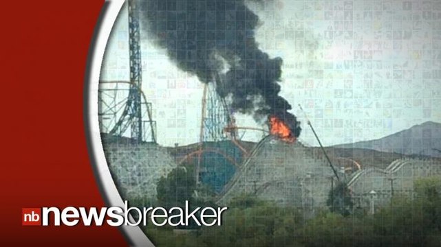 Iconic Colossus Roller Coaster Catches Fire At Six Flags Magic Mountain