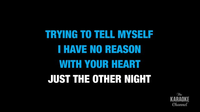 Lately in the Style of _Stevie Wonder_ karaoke video with lyrics (no lead vocal)
