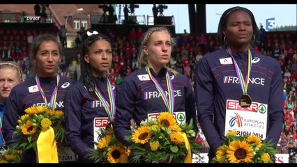 ChE athlétisme 2014, finale 4x400m F (course de légende)