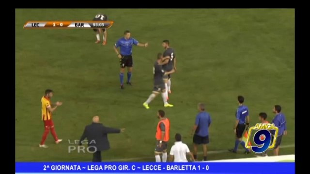 LEGA PRO | Seconda giornata Gir. C Lecce - Barletta 1 a 0