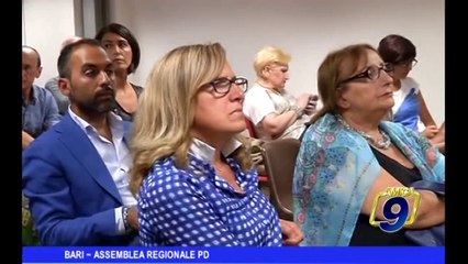 BARI | Assemblea regionale Pd