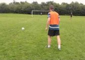 Player Hits Crossbar Twice in a Row