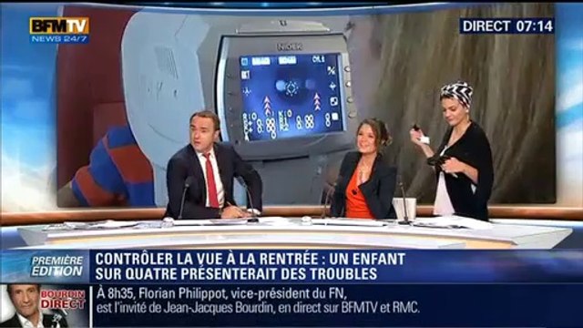 La maquilleuse de BFMTV débarque en direct sur le plateau de la matinale !