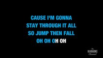 Jump Then Fall in the Style of _Taylor Swift_ karaoke video with lyrics (no lead vocal)