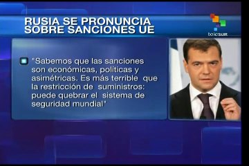 Rusia amenaza con cerrar su espacio aéreo por sanciones de la UE