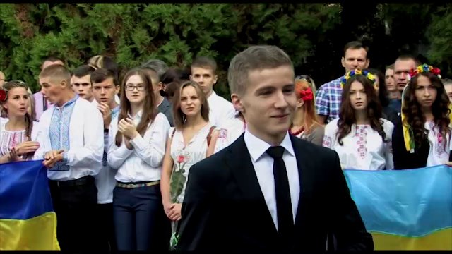 Первое сентября в сш № 18 В Новомосковске