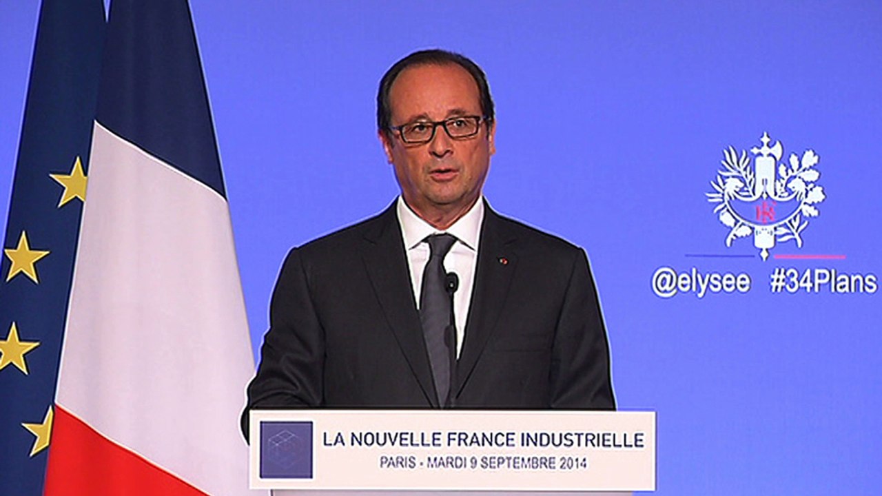 Discours du président de la République à l'occasion de la présentation des 34 Plans de la Nouvelle France Industrielle