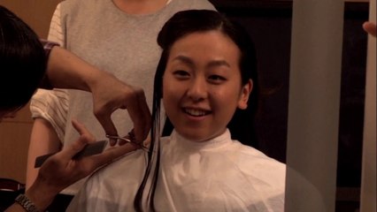 浅田真央 & 舞　佐藤製薬新CMメイキング ＆ 真央さんの髪カット！