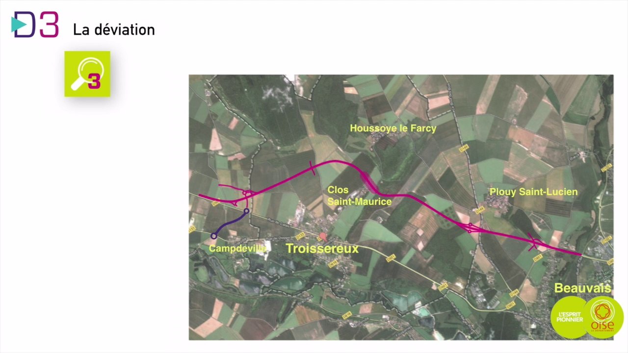 Le déroulé du chantier de la déviation de Troissereux