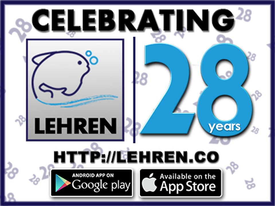 CELEBRATING 28 YEARS OF 'LEHREN'