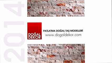 2.3x4.8 3D Noche Klasik Mix Traverten Patlatma Doğal Taş