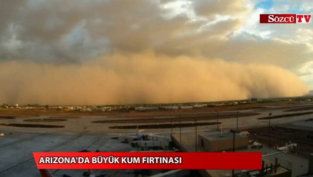 Arizona'da büyük kum fırtınası