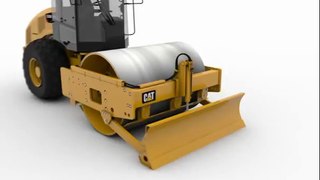 Shell Kit And Blade Options On Cat® BSeries Vibratory Soil Compactors Animation