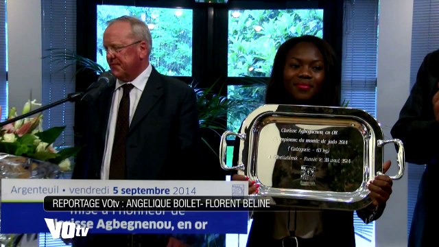 VOTV Argenteuil fête Clarisse Agbegnenou
