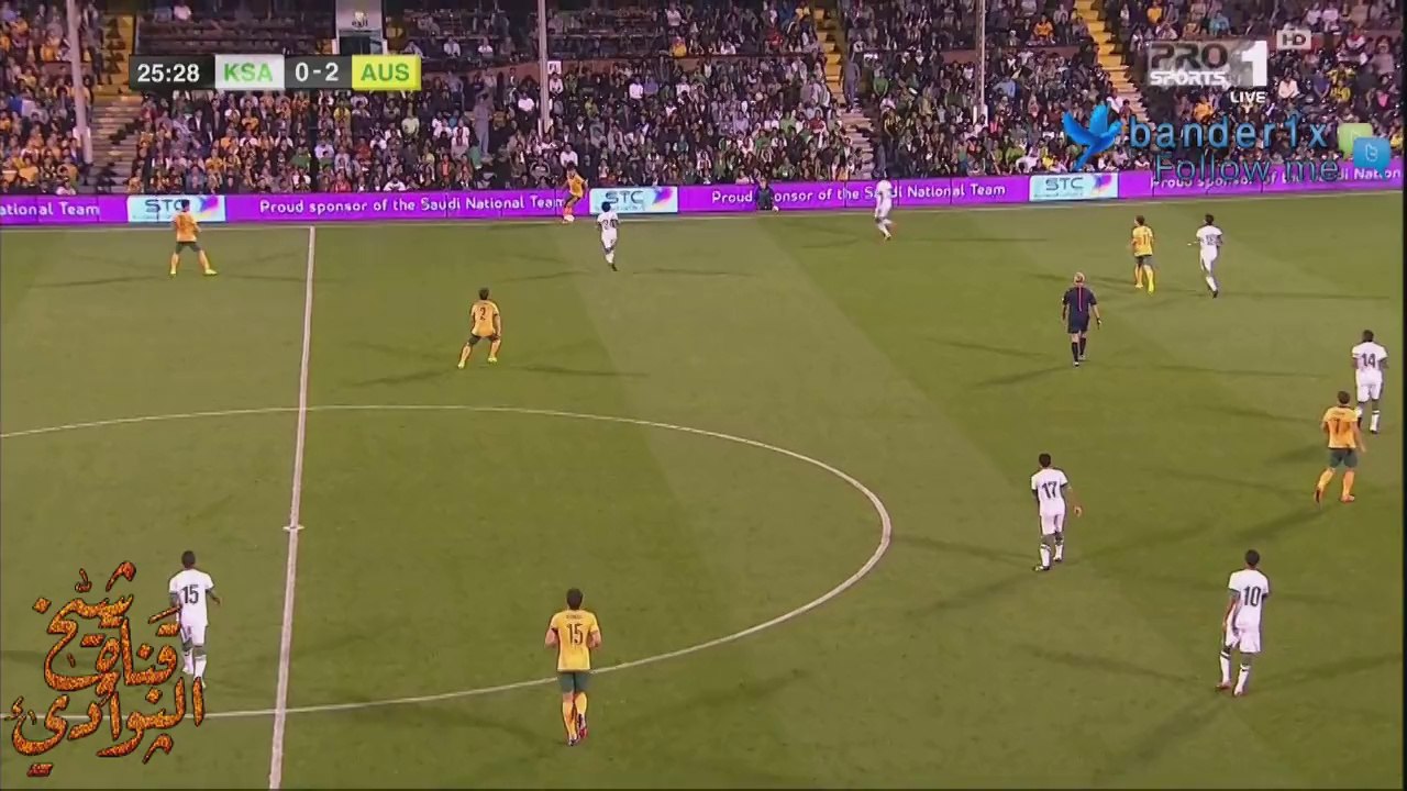 السعودية 2-3 استراليا الشوط الاول كامل