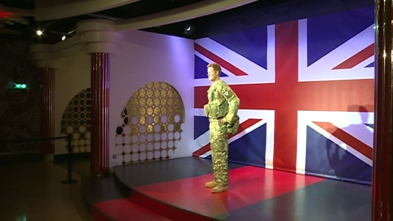 Prince Harry waxwork model gets a royal makeover