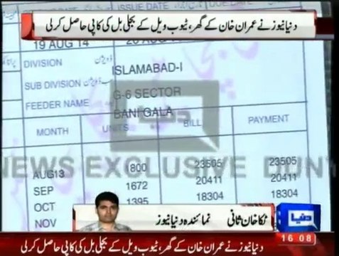 Civil Disobedience: Imran Khan refuses to pay his Bills