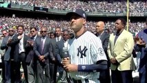 VIDEO: DEREK JETER - MICHAEL JORDAN OVATION - YANKEE STADIUM