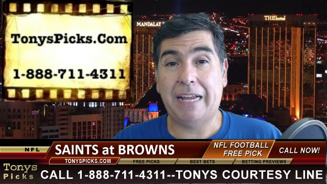 Cleveland Browns vs. New Orleans Saints Pick Prediction NFL Pro Football Odds Preview 9-14-2014