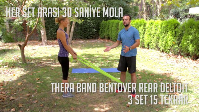 Arka Omuz Kaslarını Çalıştırmak için Bentover Straight Rear Deltoit - Her Yerde Spor