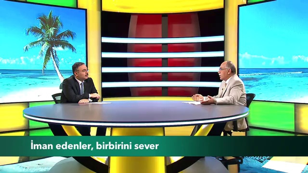 İman edenler, birbirini sever
