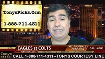Indianapolis Colts vs. Philadelphia Eagles Pick Prediction NFL Pro Football Odds Preview 9-15-2014