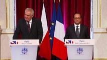 Conférence de presse avec M. Milos Zeman, président de la République tchèque