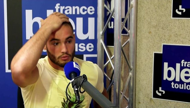 Alexis Palisson du Stade Toulousain invité de France Bleu Toulouse