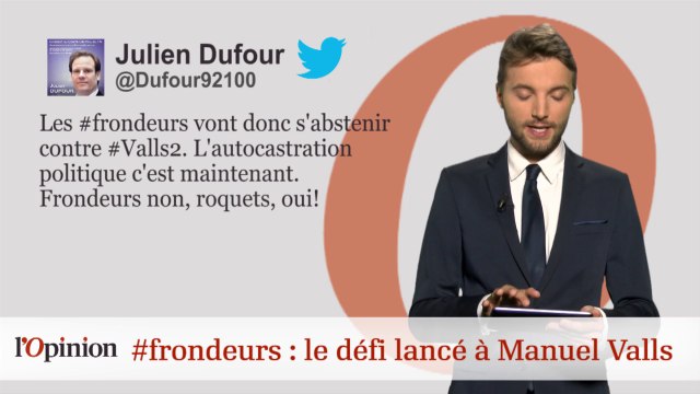 #tweetclash : #frondeurs : le défi lancé à Manuel Valls