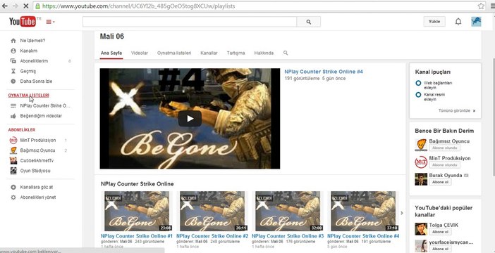 Youtube Oynatma Listesi Oluşturma Ve Videoyu Eklemek