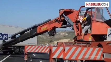 Uçurumun Kenarında 2 Saat Ayağı Frende Bekledi