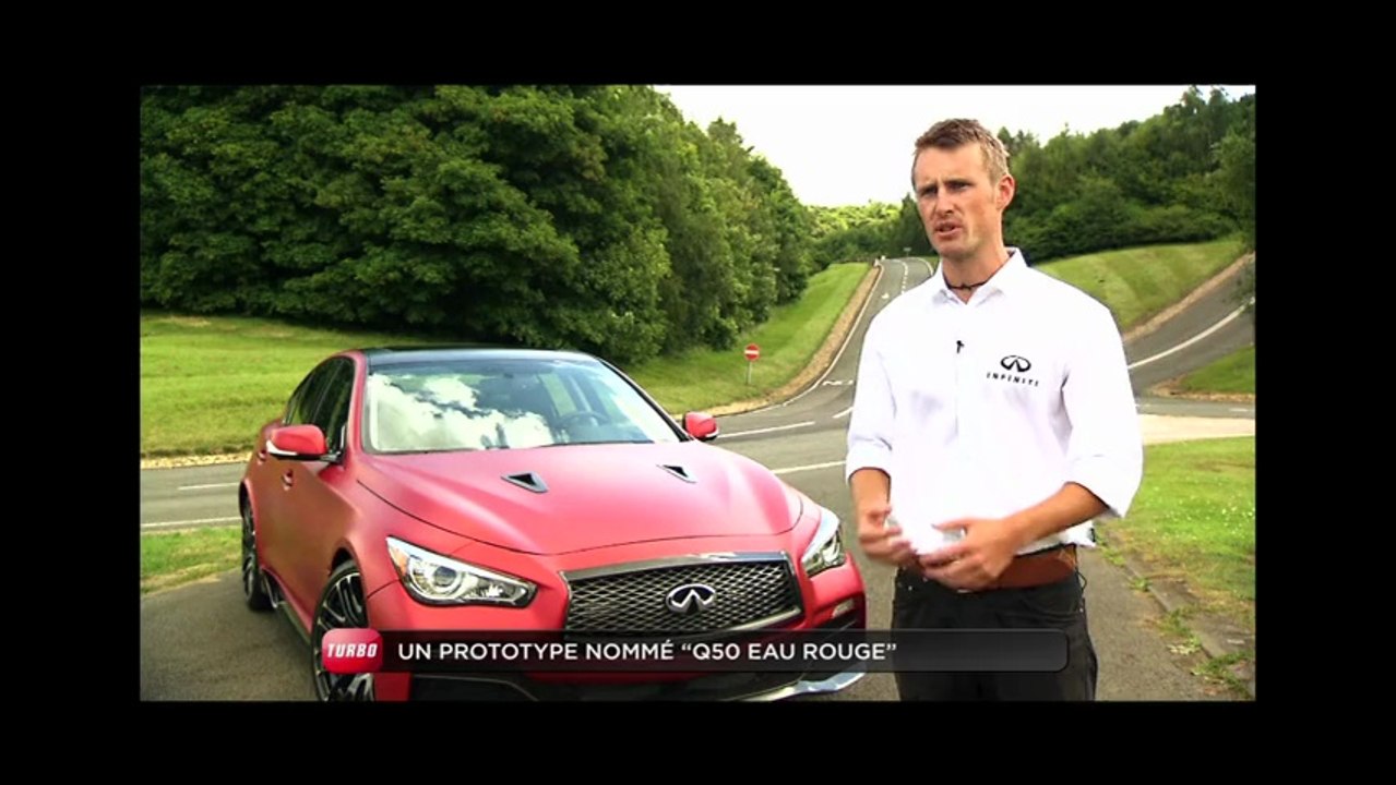 Essai : Infiniti Q50 Eau Rouge (Emission Turbo du 31/08/2014)