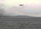 Irish Coast Guard Helicopter Rescues Stranded Woman