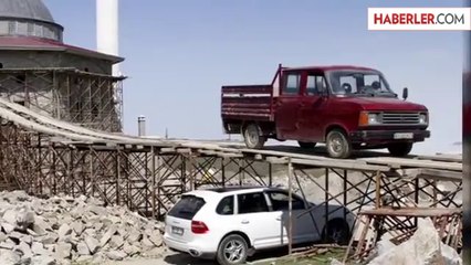 Trabzon'da Cami İnşaatına Yapılan Köprü Akıllara Durgunluk Verdi