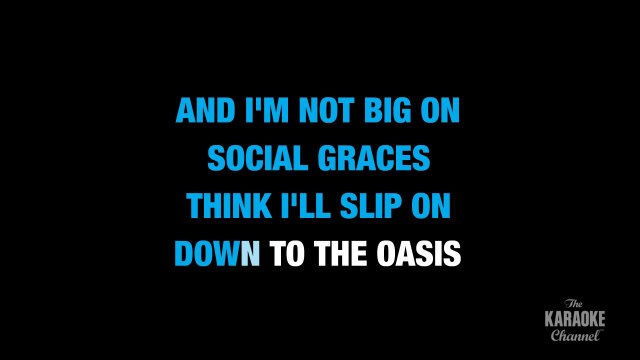 Friends In Low Places (Studio Version) in the Style of _Garth Brooks_ karaoke lyrics (no lead vocal)