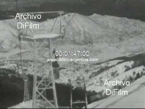 68/5000 Tourists skiing in Cerro Catedral - Bariloche - Argentina 1967