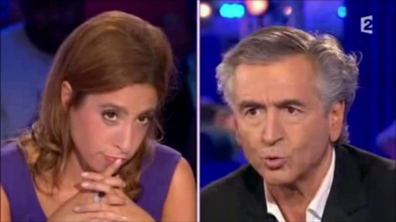 BHL bousculé par Léa Salamé et Aymeric Caron