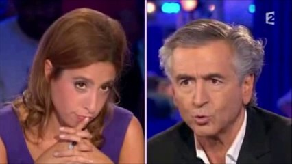 BHL bousculé par Léa Salamé et Aymeric Caron
