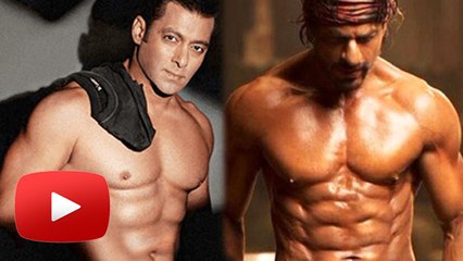 Shah Rukh Khan Copies Salman Khan’s Shirtless Formula - WATCH