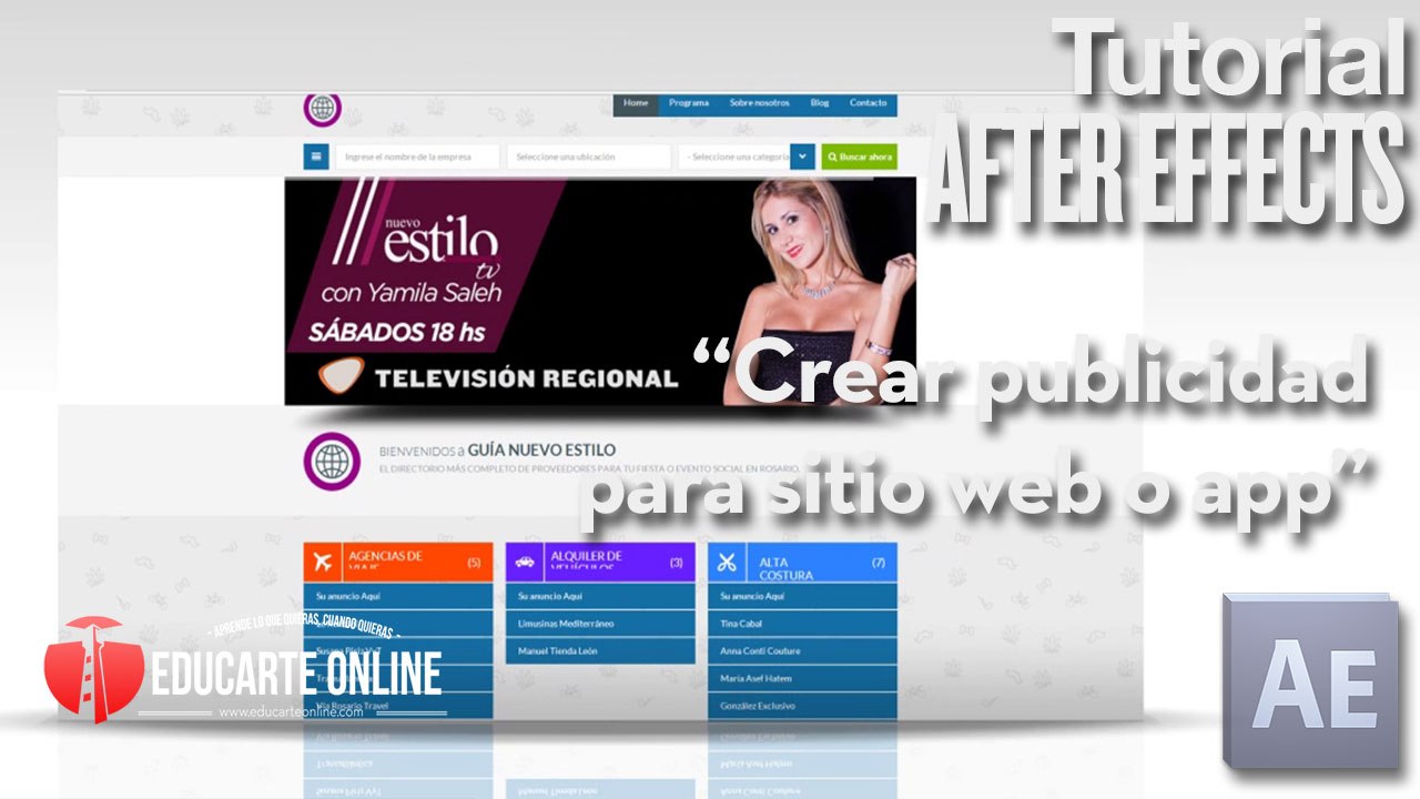 Crear publicidad para sitio web o app - Tutoria...