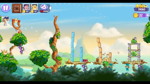 Angry Birds Stella Level 14 ★★★ Walkthrough Episode 1