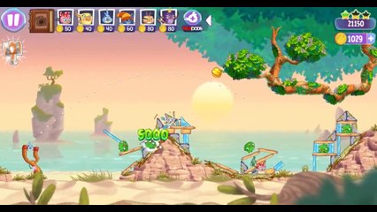 Angry Birds Stella Level 18 Episode 2 Walkthrough ★★★ Beach Day