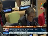 Aplaude Ecuador resolución de ONU para regular reestructuración deuda