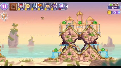 Angry Birds Stella Level 35 Episode 2 Walkthrough ★★★ Beach Day